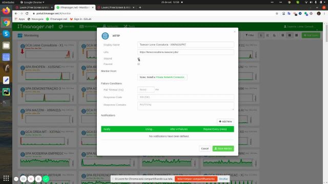 Monitoramento   Criando um host http no Itamanager