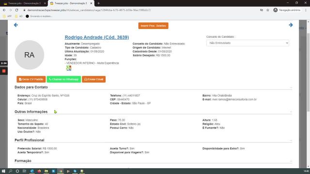 005 EAD - Seleção de Candidatos