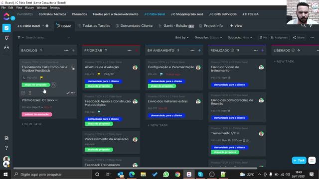 Clickup Jornada do Cliente