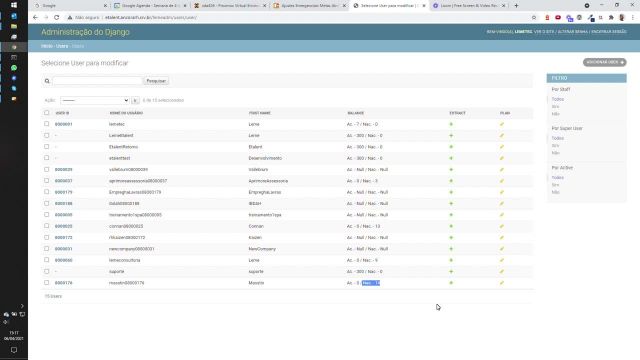 Etalent - Inserir Creditos DISC
