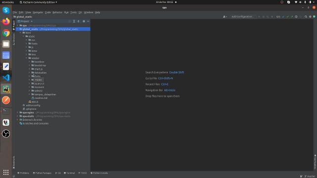 Tweezer – Estrutura de diretórios dos estáticos (MVT)