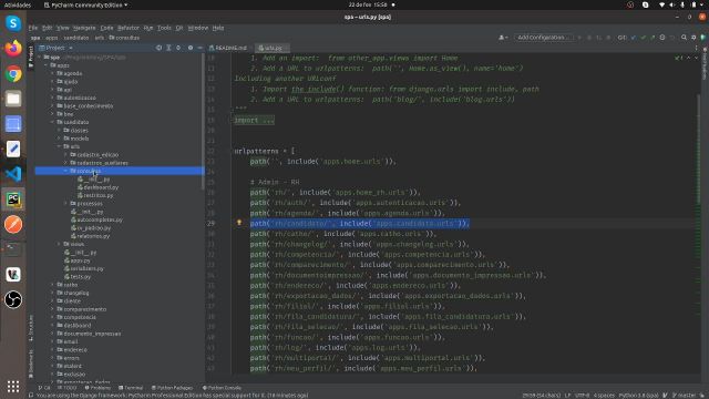 Tweezer – Padronização de urls no django (MVT)