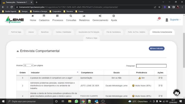 Entrevista Comportamenta Tweezer