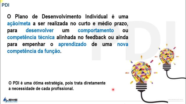 COMO CONDUZIR A DEVOLUTIVA E O PDI