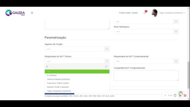 11. Módulo Avaliação de Desempenho - Etapa 2 - Cadastro de Função