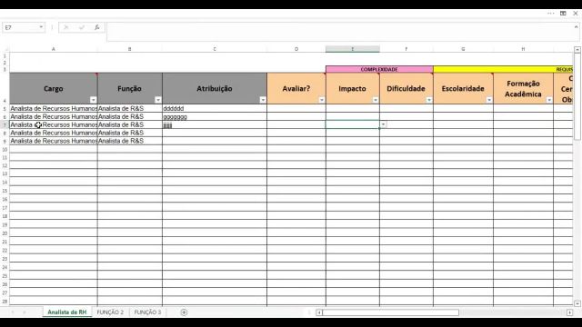 Planilha de Carga DF