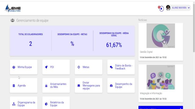 1 - Gestor - Como acessar o módulo de metas