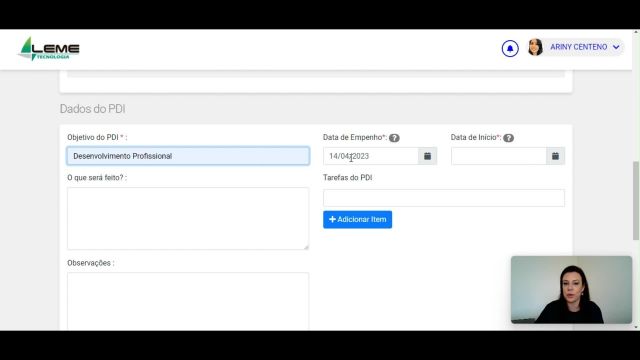 Cadastro PDI - Colaborador + Servidor