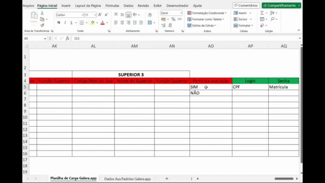 3. API - Informações Planilha de Carga
