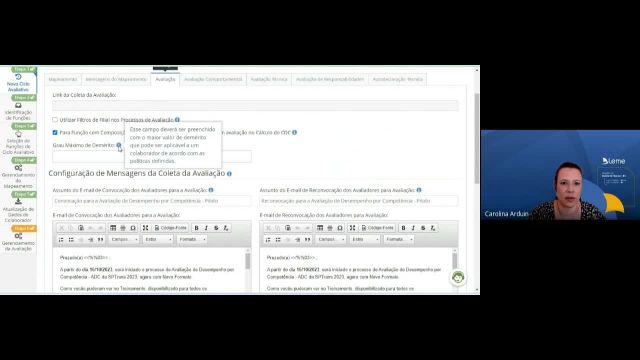 SPTrans - Treinamento Apoio Avaliação de Desempenho