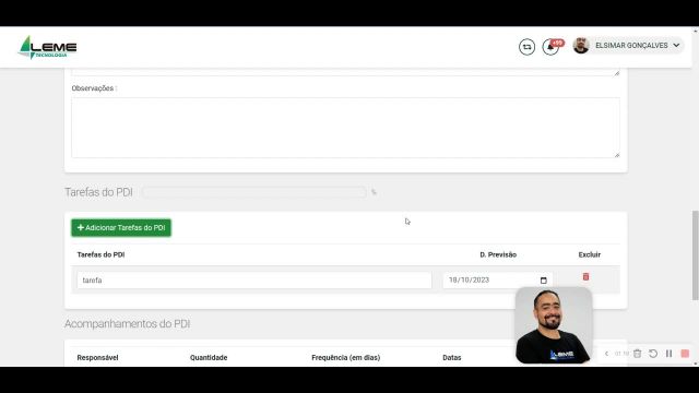 Melhorias Módulo PDI - Galera.App