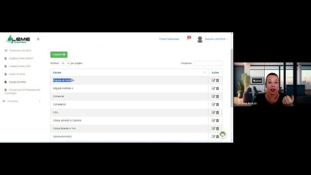 3. INDT - Treinamento Módulo de Metas