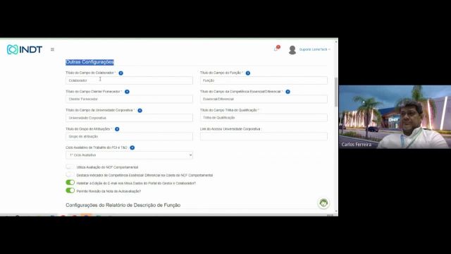 INDT - Treinamento de Ambientação e Manutenção de Colaboradores